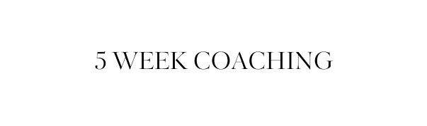 5 Week Coaching